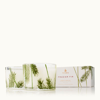 Thymes Frasier Fir Molded Green Glass Candle – Scentimentals Boutique