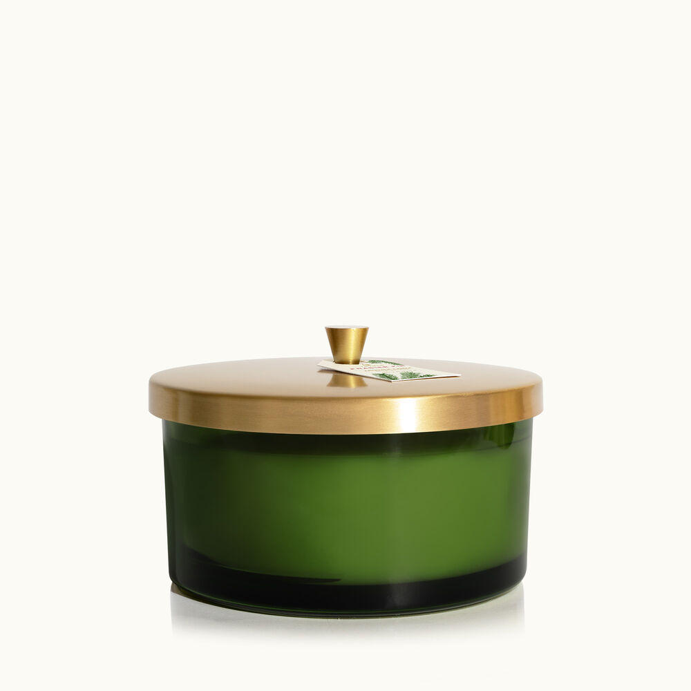 Frasier Fir Green Glass Candle | Thymes