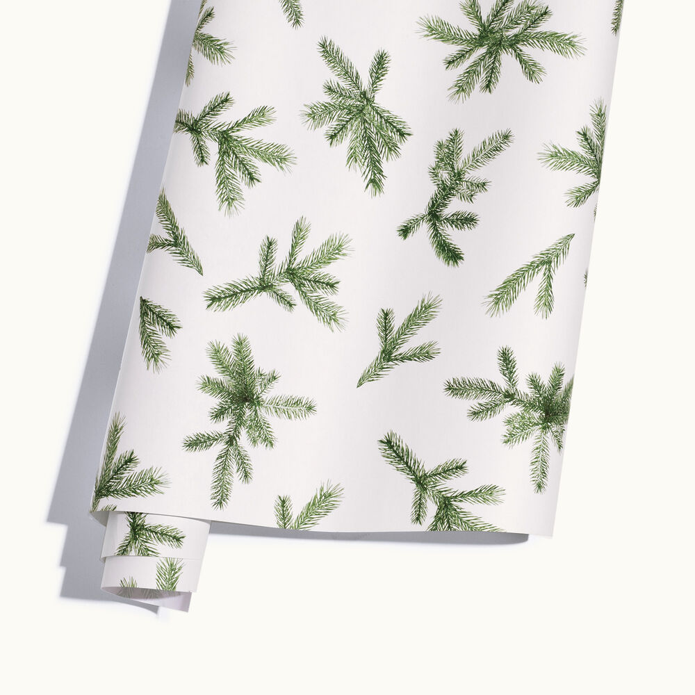 Thymes Frasier Fir Fragranced Wrapping Paper image number 0
