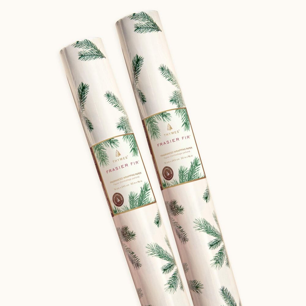 Thymes Frasier Fir Fragranced Wrapping Paper image number 0
