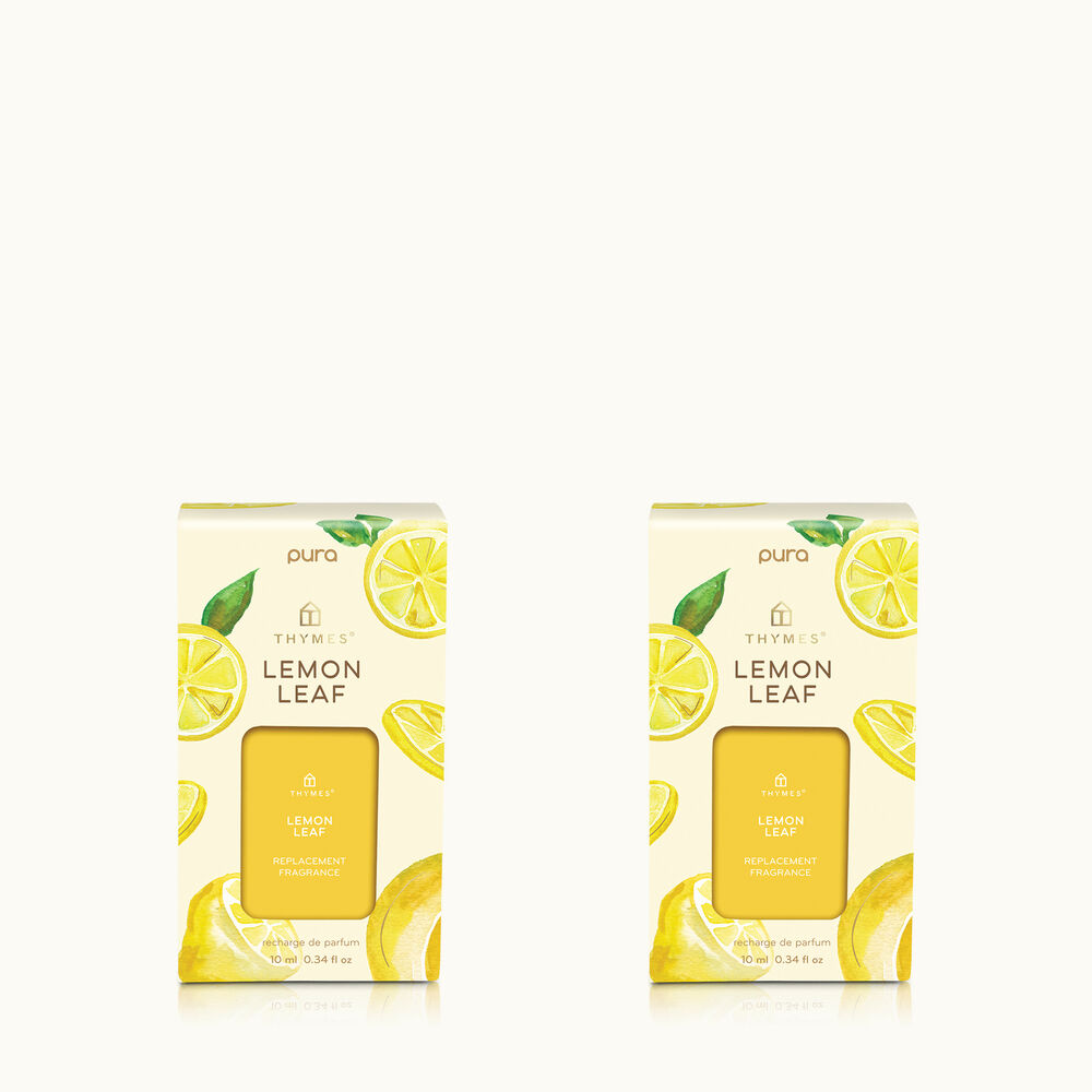 Thymes Lemon Leaf Pura Diffuser Refill 2-Pack Bundle image number 0