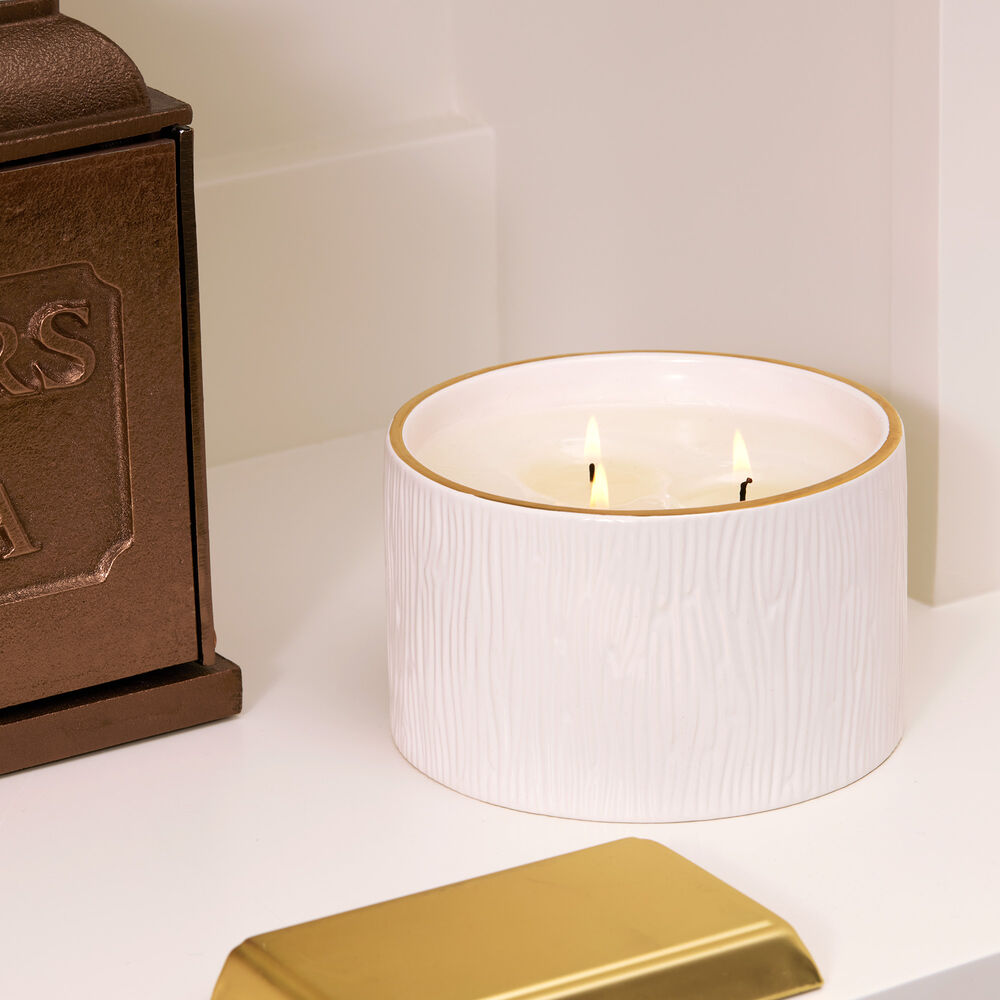 Thymes Gilded Ceramic Candle