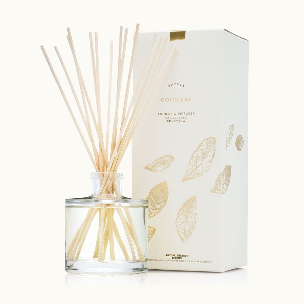 Thymes Goldleaf Reed Diffuser is a Luxurious Floral Fragrance image number 0