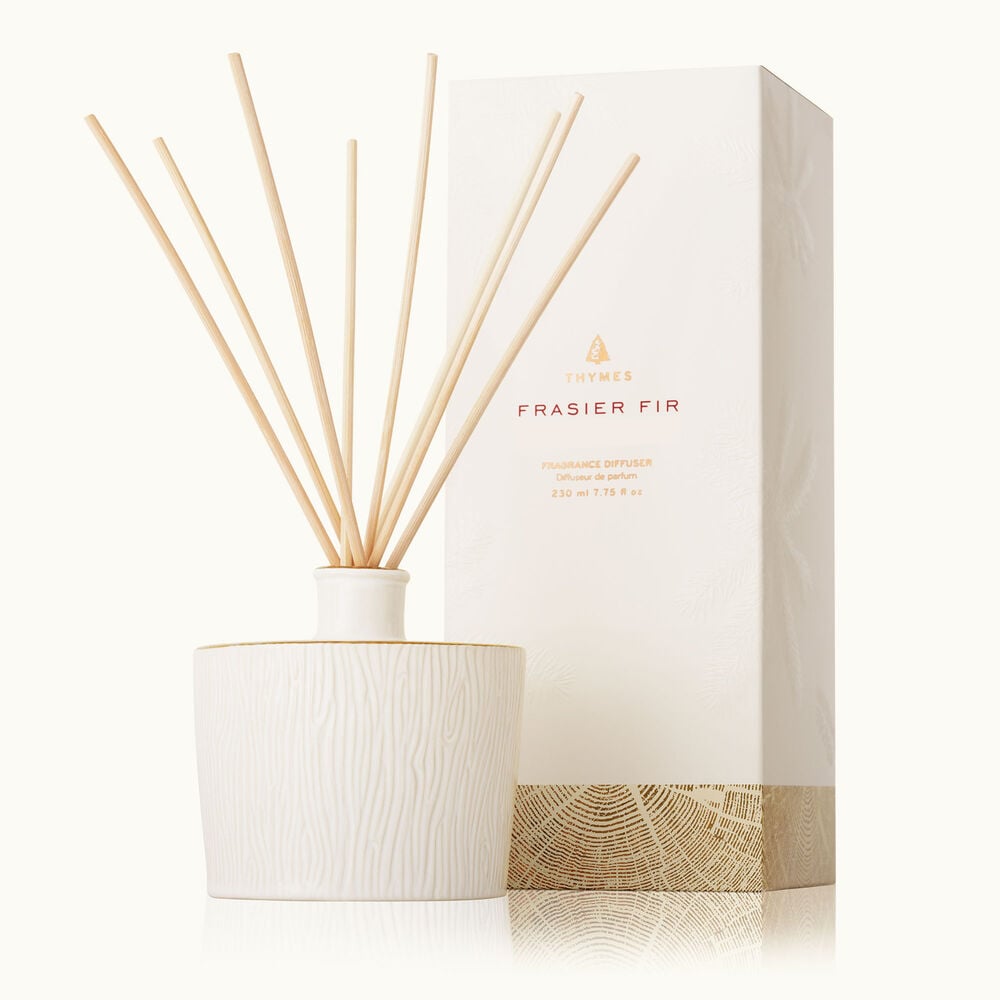 Thymes Ceramic Reed Diffuser is a decorative treat for the holidays image number 0