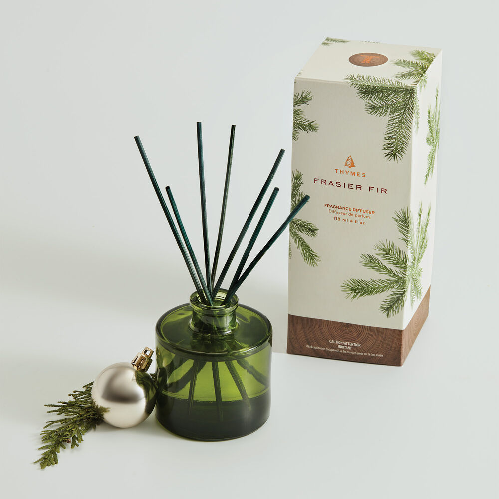 Thymes Frasier Fir Heritage Petite Reed Diffuser | James Anthony Collection