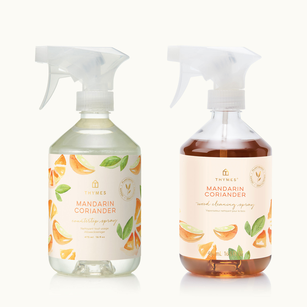 Thymes Mandarin-Coriander-Wood-Cleaning-Spray-and-Countertop-Spray image number 0