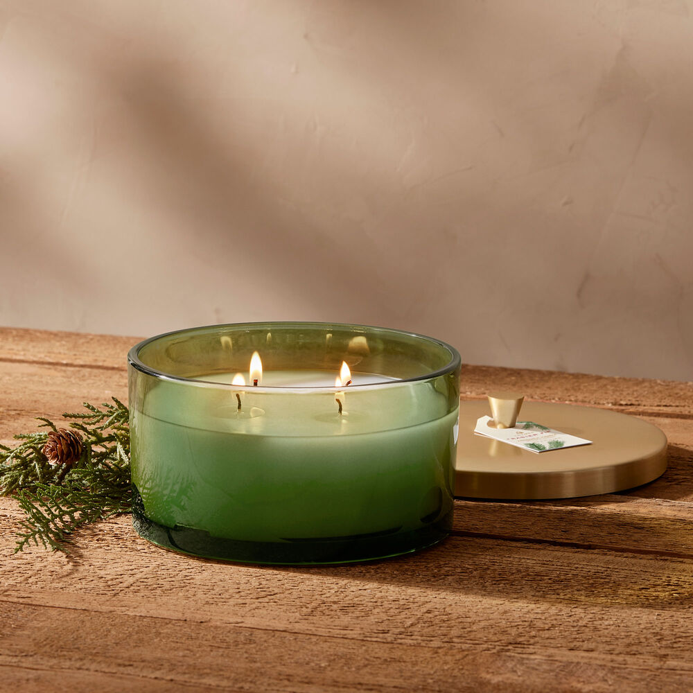 Thymes Frasier Fir Statement 3-Wick Candle | Home Fragrance