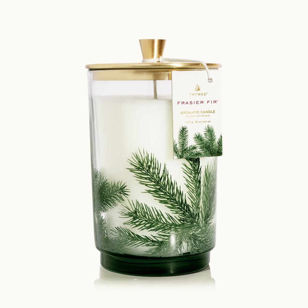 Frasier Fir Large Pine Needle Luminary Candle | Thymes