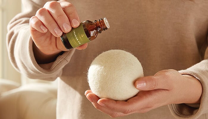 Thymes Wool Dryer Balls and Laundry Fragrance Oils