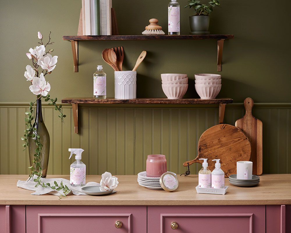 Thymes Magnolia Willow Home Care Collection