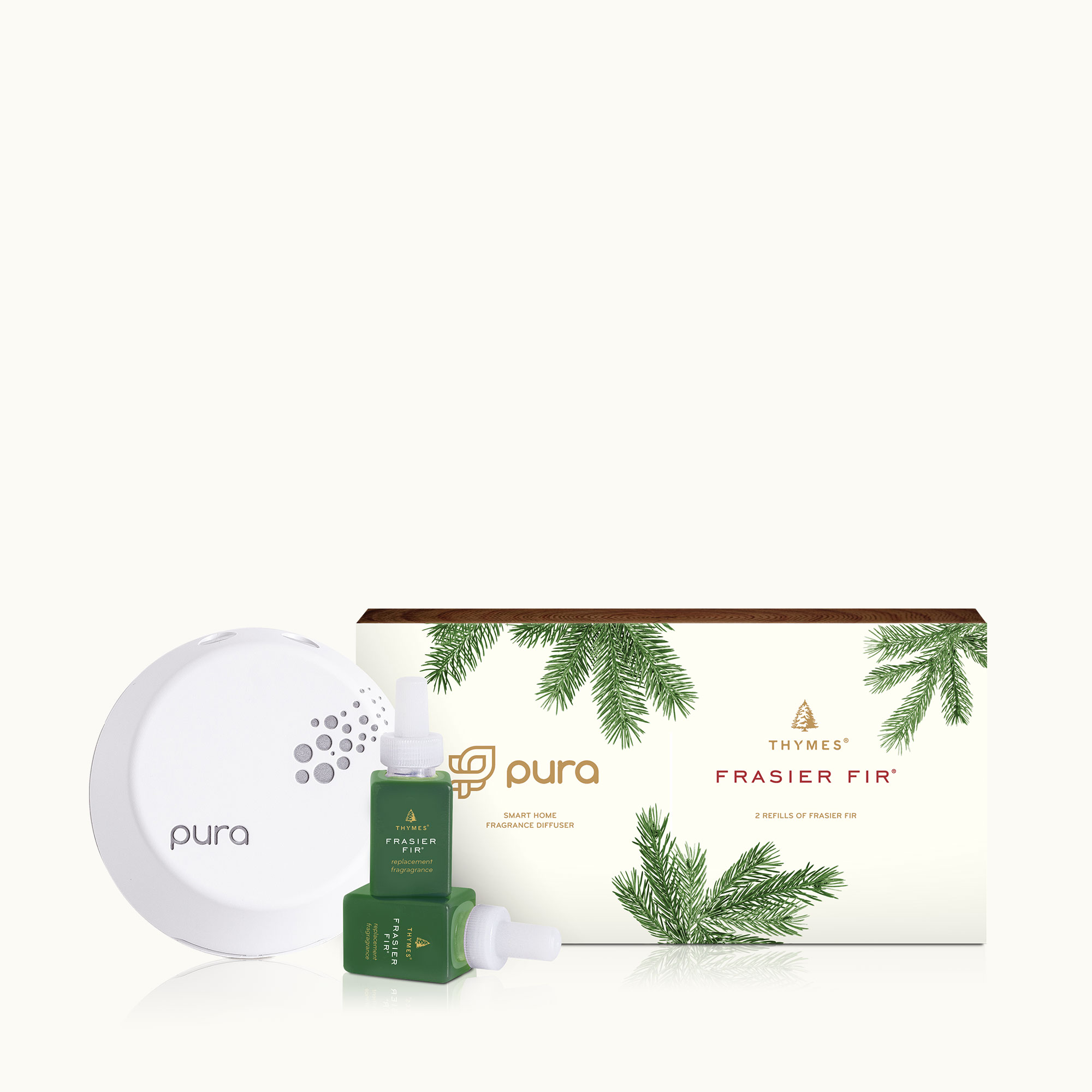 Washed Linen Pura Diffuser Refill|Thymes
